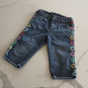 GAP embroidered jeans